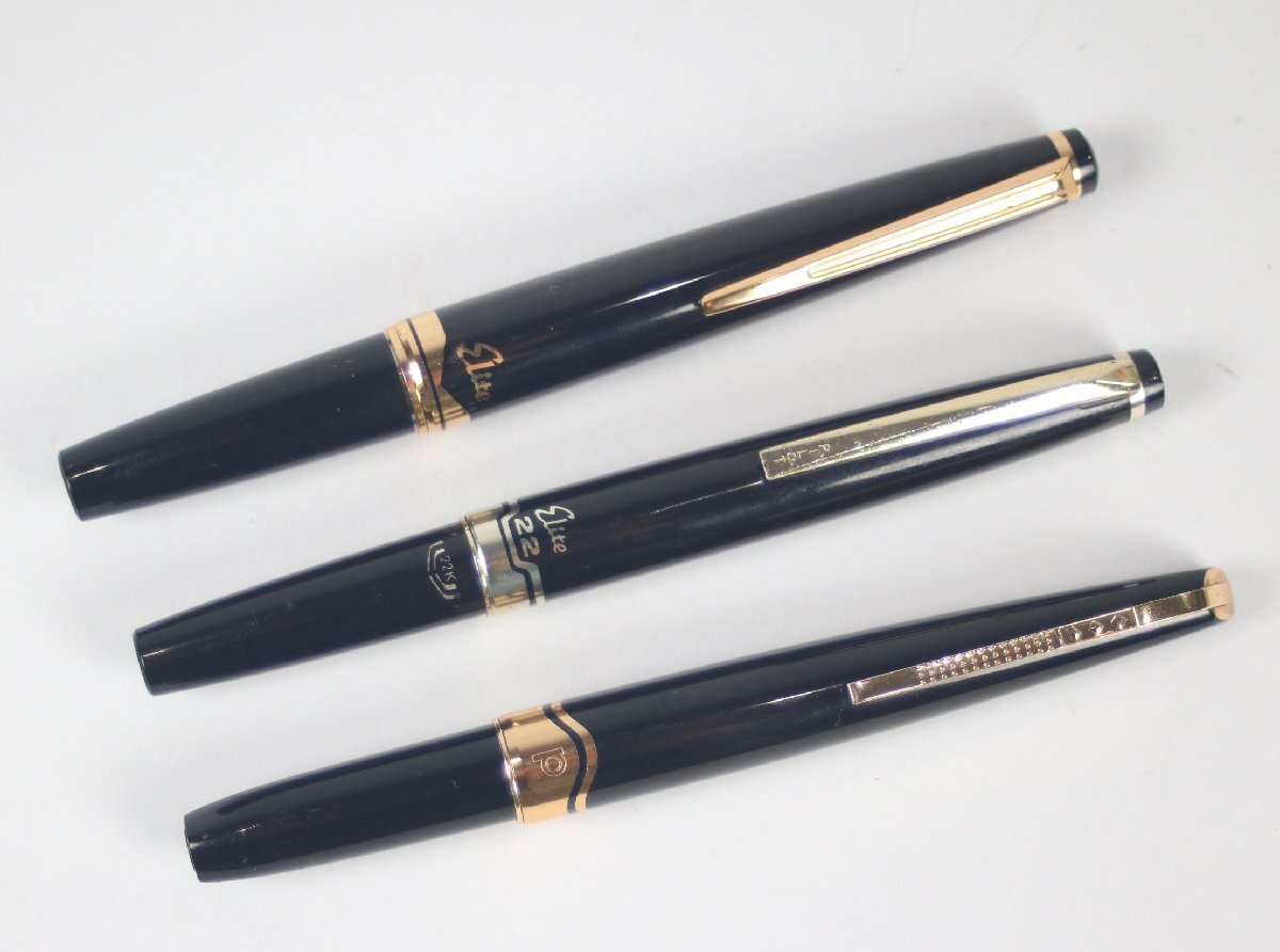 22K、18K、14Kの万年筆ペン先 Yahoo!オークション -「22k」(パイロット) (万年筆)の落札相場