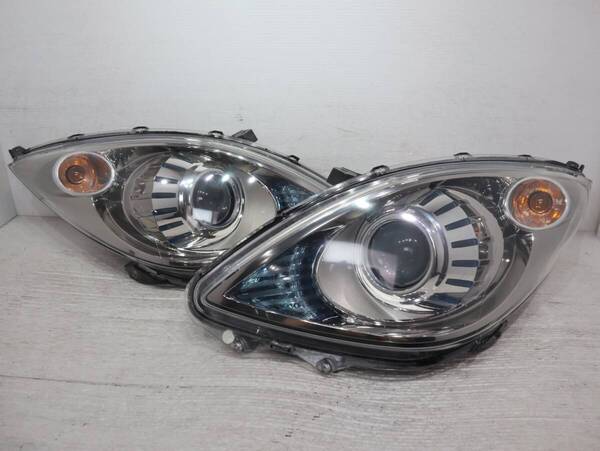 キレイ 破損なし HID 【コーティング済】 キセノン 35300-66K1 LE07G6159 迅速発送 管理BR61-6 セルボ HG21S ヘッドライト 左右