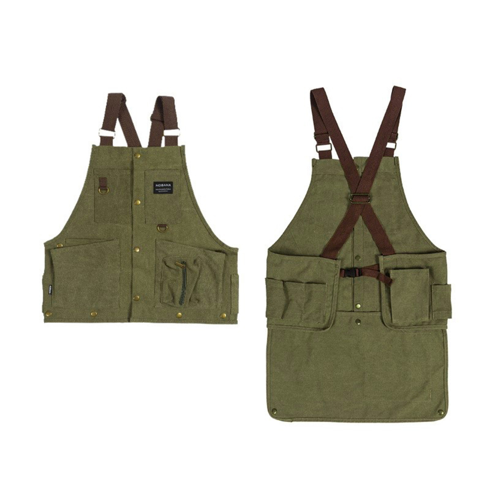 希少色】ブリーフィング エプロン セージグリーン 緑 アウトドア