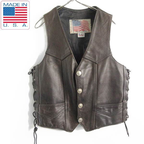 2025年最新】Yahoo!オークション -バイカー レザーベストの中古