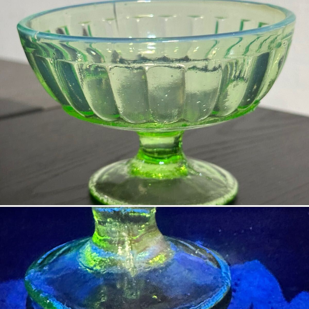 和ガラス 大正ガラス 青色×緑色 氷カップ ウランガラス ぽっくり厚みあり Yahoo!オークション -「ウランガラス 氷コップ」の落札相場