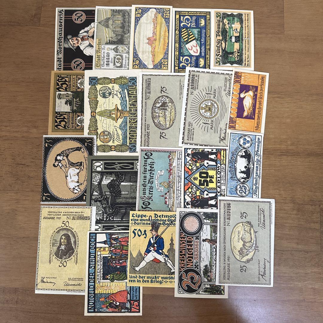 Yahoo!オークション -「ドイツマルク紙幣」(世界) (紙幣)の落札