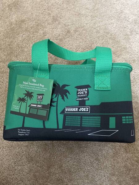 新品 Trader Joe’s 保冷・保温バッグ ミニ グリーン トレーダージョーズ