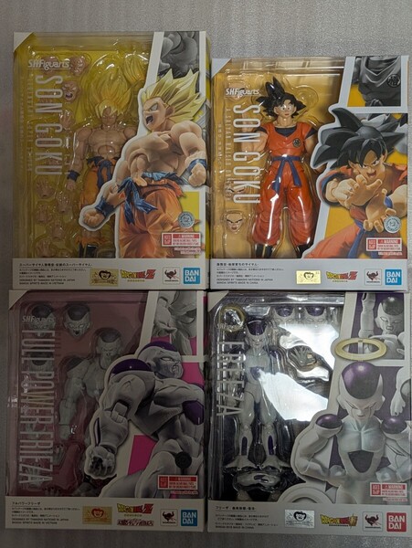 S.H.Figuarts ドラゴンボールZ 孫悟空 フリーザ フィギュアーツ 4個セット