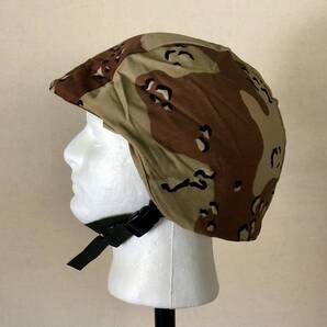 1990s デッドストック 未使用 米軍 実物 6C PASGT KEVLAR フリッツ ヘルメットカバー 6カラーデザート チョコチップ