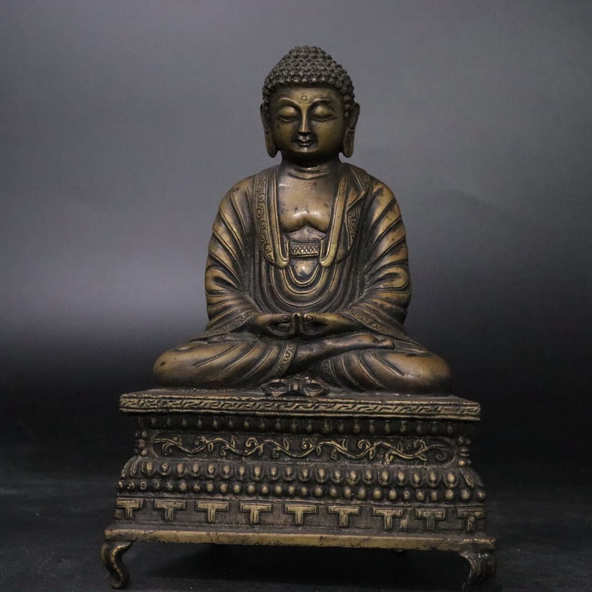 仏教美術 銅器 仏像 細密 彫刻 古美術 銅 仏教 仏教美術 銅器 仏像 細密 彫刻 置物 開運 風水 仏教美術 三面