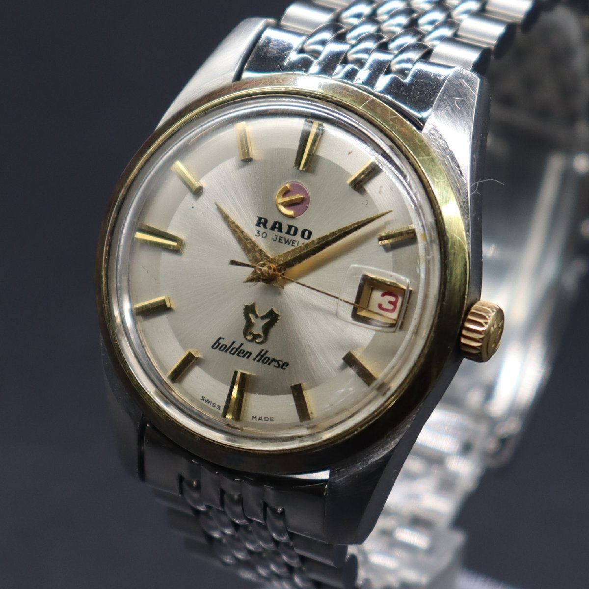 ジャンク品 RADO ラドー ゴールデンホース Yahoo!オークション -「ラドー ゴールデンホース ジャンク」の