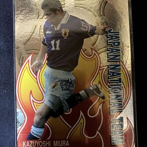 1997 97 Jカード インサート 日本代表 18of23 三浦知良 Jリーグ オフィシャル トレーディングカード サッカーカード ヴェルディ川崎 トレカ