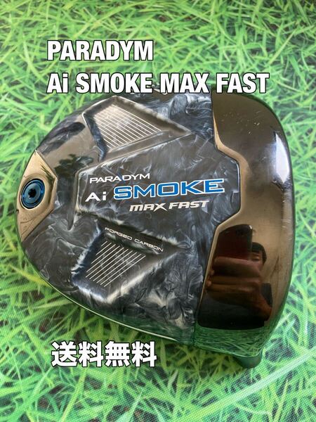 ☆送料無料☆Callaway(キャロウェイ)PARADYM Ai SMOKE MAX FAST 1W ヘッドのみ☆ELYTEROGUEEPIC☆パラダイムエリートローグエピック☆