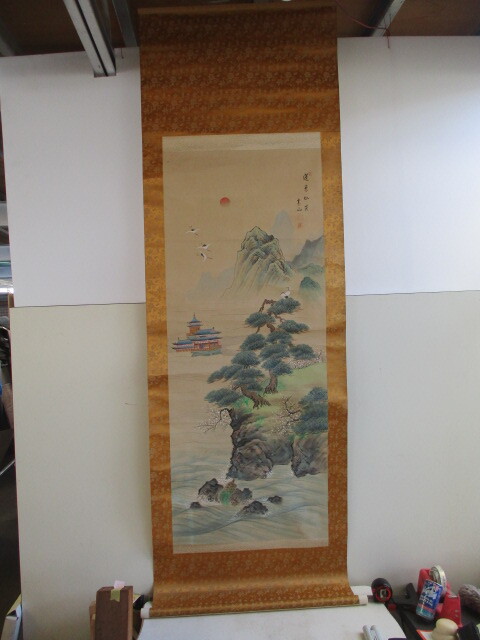掛け軸 左高秋光 南天福寿 絹本 希少 縁起物 軸装 茶道具 掛軸 美品 です。 2025年最新】Yahoo!オークション -掛け軸 縁起物(ホビー