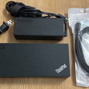 Lenovo ThinkPad USB-C Dock DK1633 Type:40A9 USB-Cドック USB Type-C 3.2ケーブル(未使用)付属