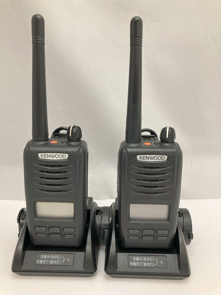 【KENWOOD】デジタルトランシーバー 黒 色2個セット(動作確認済) Yahoo!オークション -「ケンウッド トランシーバー 2台セット