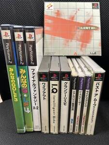 #1681★☆PlayStation ソフトおまとめ11点! PS PS2 みんなのゴルフ I.Q ファイナルファンタジーX-2等★☆※説明文必読!動作未確認