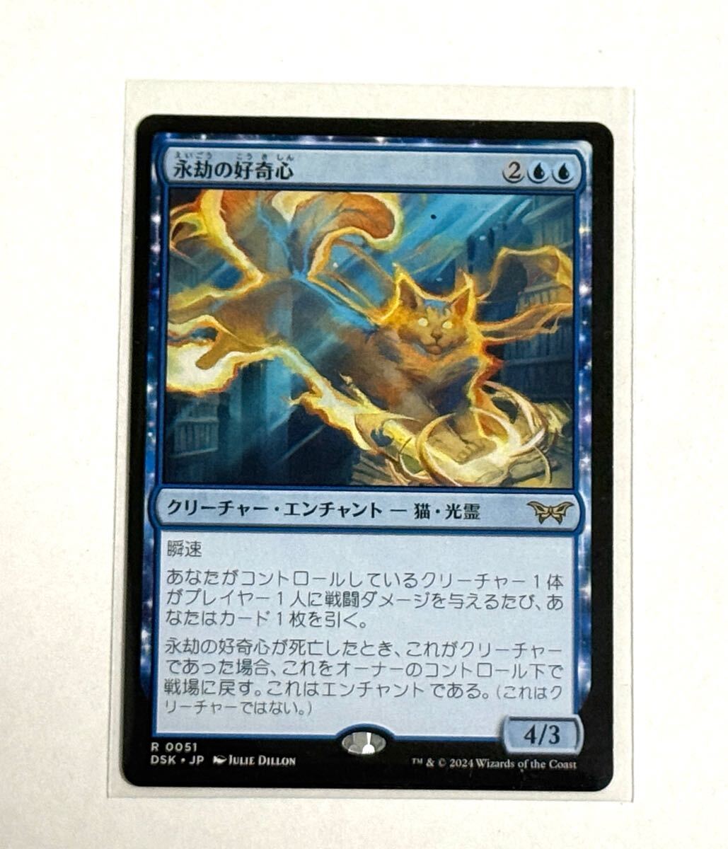 永劫の好奇心2枚セット 永劫の好奇心 [DSK] 【BIGWEB | MTG】日本最大級の激安カード