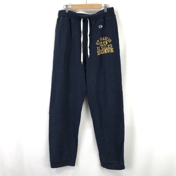 Champion/チャンピオン★スウェット/イージーパンツ【メンズXL/股下86cm/navy/ネイビー】ズボン/Pants/Trouser◆BH857