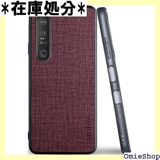 Sony Xperia 1 iiiケース 生地パターン ony Xperia 1 iii 5G Dark Red 104
