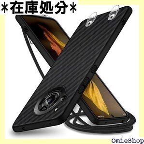 AQUOS R7 ケース ショルダー SH-52C 対 ー 韓国 可愛い かわいい スマホケース ブラック-縄掛 653