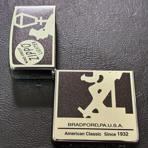 zippo ドランカー 特殊加工 外側ケース アウター シルバー 希少モデル 2023年製 ②