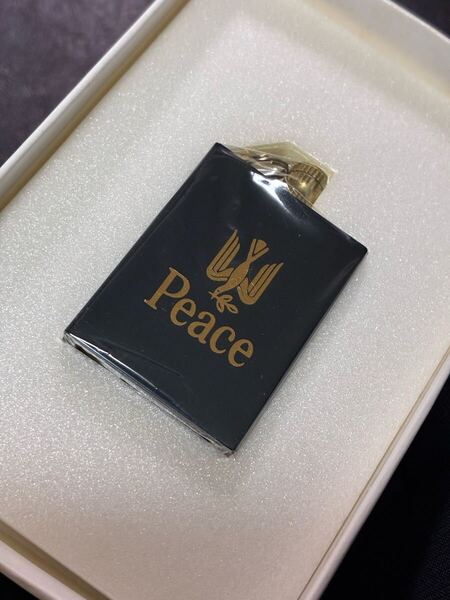 ピース オイルマッチ ブルーチタン 限定品 希少モデル Peace ケース 説明書 当選通知書付き