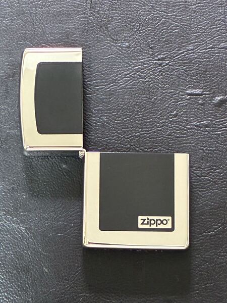 zippo ブラック 前面加工 外側ケース アウター 希少モデル 2023年製
