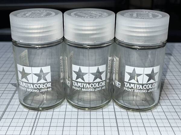 新品★【タミヤ スペアボトル46 ★3本セット 81042】 塗料 塗装 エアブラシ エアーブラシ ミニ四駆 戦車 ラジコン TAMIYA RC