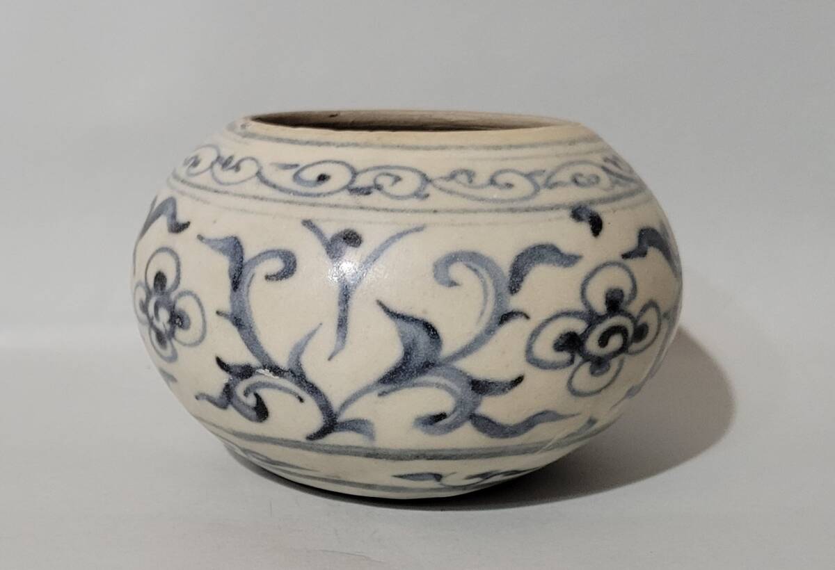 値下げ・小山富士夫箱、安南染付平鉢(清時代後期) Yahoo!オークション -「安南 染付」の落札相場・落札価格