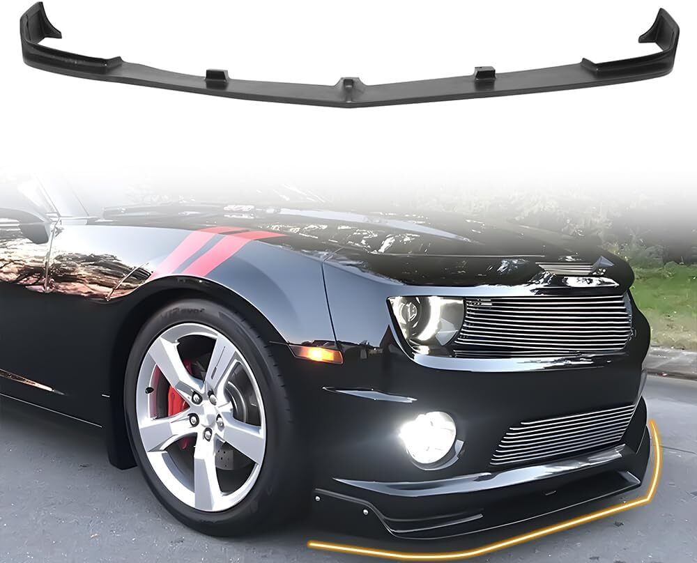 6代目カマロ　フロントスポイラー　開封品 Amazon | IKON MOTORSPORTS、フロントバンパーリップ2016-2024