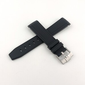 腕時計 社外品 シリコン ラバーベルト 20mm カーブエンド ブラック 黒 【対応】ロレックス サブマリーナ GMTマスター デイトナ Rolex 互換