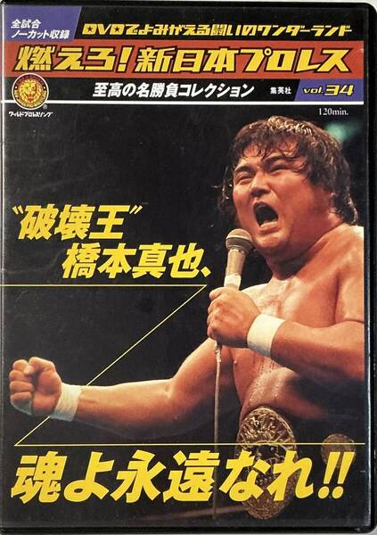 ☆ 燃えろ!新日本プロレス Vol.34 “破壊王”橋本真也、魂よ永遠なれ!! 武藤敬司 蝶野正洋 天龍源一郎 スコット・ノートン