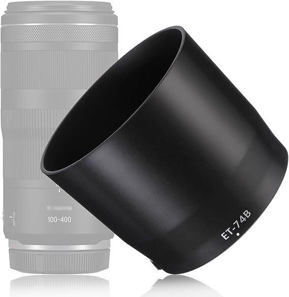 【ET-74B 互換】キヤノン ET-74B レンズフード Canon RF 100-400mm f/5.6-8 IS USM, キヤノン EF 70-300mm f/4-5.6 IS II USM レンズ対応