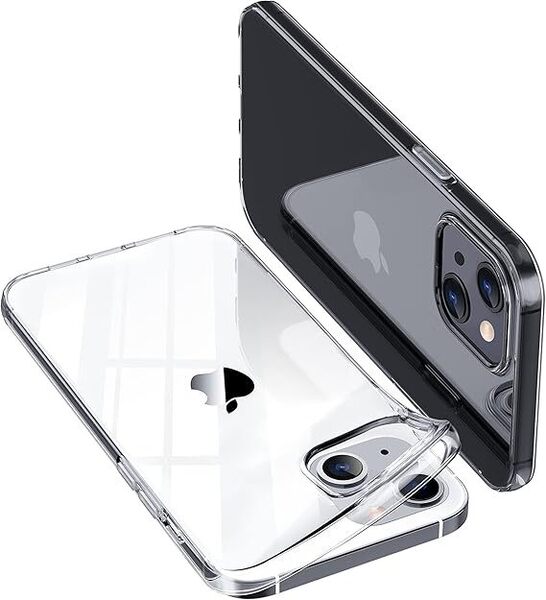 ONES iPhone13 ケース HD全透明 米軍MIL規格 超耐衝撃 『 画面 レンズ保護、滑り止め 』 Qi充電 衝撃吸収 HQTPU フィット感 クリア