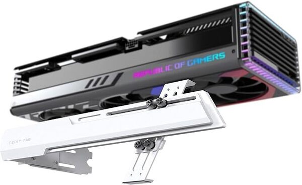 EZDIY-FAB 汎用ビデオカードホルダー GPUブレースサポート グラボ 支え gpu サポート 伸縮構造ブラケット グラフィックカードを固定する