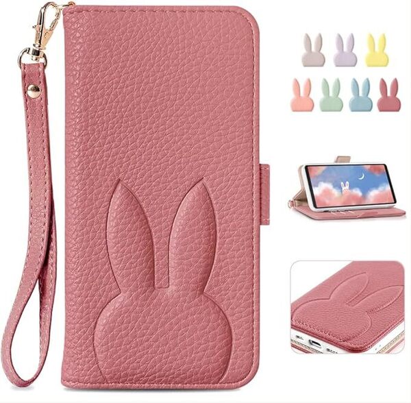 MAGICASEケース 適応 AQUOS Sense3 ケース手帳型 Sense3 lite カバー Sense3 basic 携帯カバー SH-02M SHV45 SH-M12 SHV48 (スイカレッド)