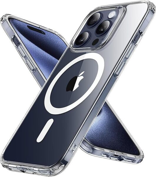 iPhone15ProMax用【米軍MIL規格・Magsafe対応】ESR ケース ワイヤレス充電対応 いphone15promax ケース マグセーフ 指紋防止 黄変防止