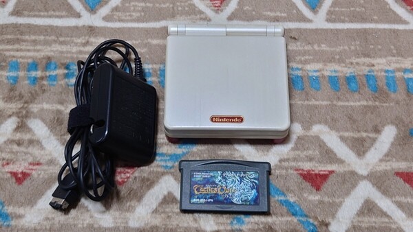 ゲームボーイアドバンスSP ファミコンカラー 本体 純正 充電器 タクティクスオウガ
