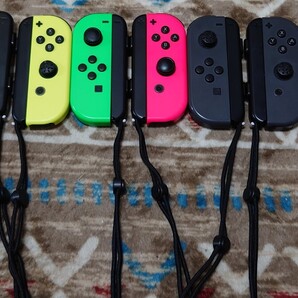 純正 Nintendo Switch ジョイコン Joy-Con 7個 ストラップ 付き