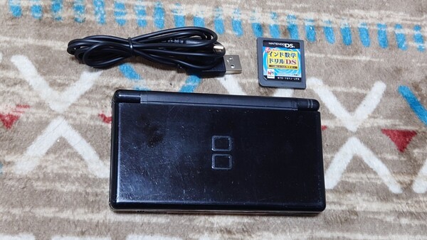 DS Lite ライト 本体 USB充電器 タッチペン インド数学ドリル