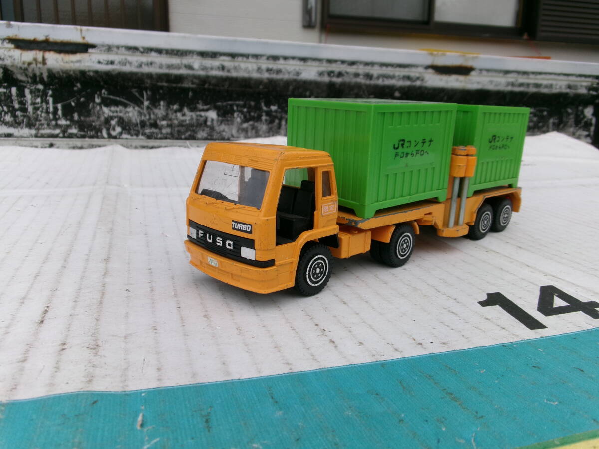 ダイヤペット三菱ふそう日通コンテナトレーラージャンクセット 2300000407150_1.jpg
