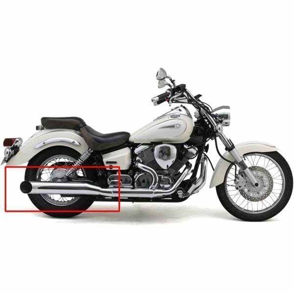 ドラッグスター250 スラッシュカットマフラー Amazon | U-CP ステンレス スラッシュカットマフラー ドラッグ