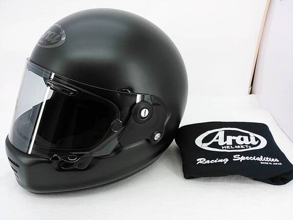 【送料無料】使用極わずか 美品 Arai アライ RAPIDE-NEO ラパイドネオ フラットブラック Lサイズ フルフェイスヘルメット