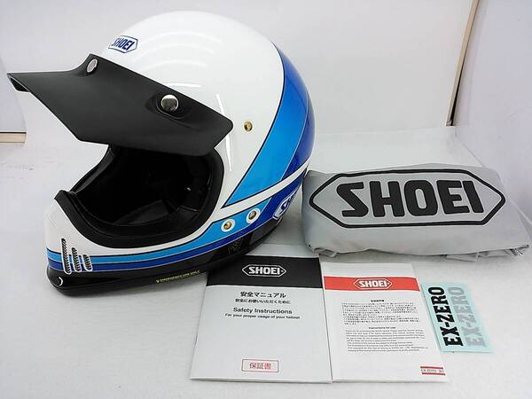 【送料無料】使用極わずか 美品 2022年製 SHOEI ショウエイ EX-ZERO EQUATION イクエージョン Lサイズ インナーシールド V-480バイザー