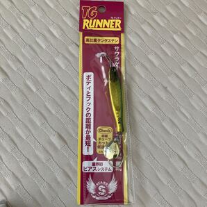 START スタート TGランナー 60g グリーンゴールド 未使用 送料無料 タングステン メタルジグ サワラゲーム ブレードゲーム