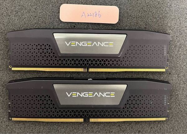 AR22186/中古品/デスクトップメモリ-32GB/GVENGEANCE/16GB-DDR5-5600 2枚セット/動作確認済み/返品返金対応/納品書発行可