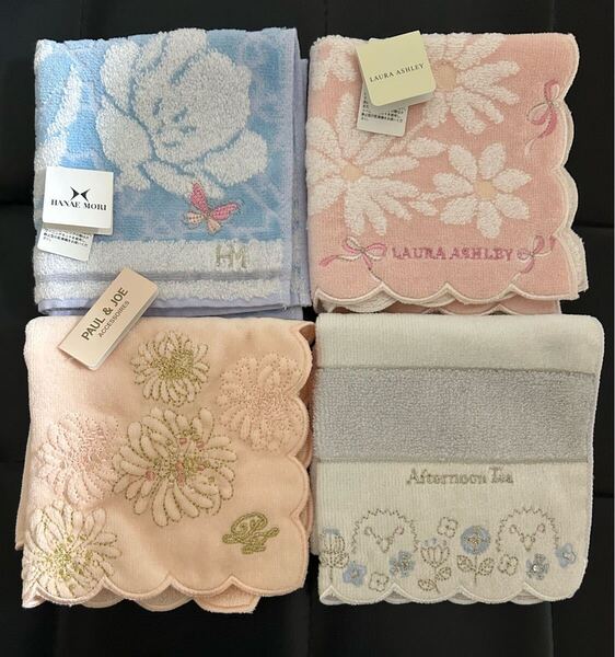 AfternoonTea ハンカチ タオルハンカチ ローラアシュレイ 新品 三越 PAUL & JOE ハンカチ LAURA Ashley ハナエモリ ブランドハンカチ