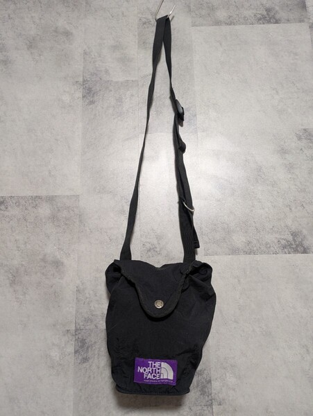 国内正規 THE NORTH FACE ザノースフェイス パープルレーベル ミニショルダーバッグ サコッシュ ブラック NN7254N OSAGARI