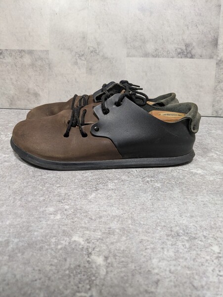 BIRKENSTOCK ビルケンシュトック モンタナ 革靴 サンダル 43 28cm ブラック ブラウン OSAGARI 古着
