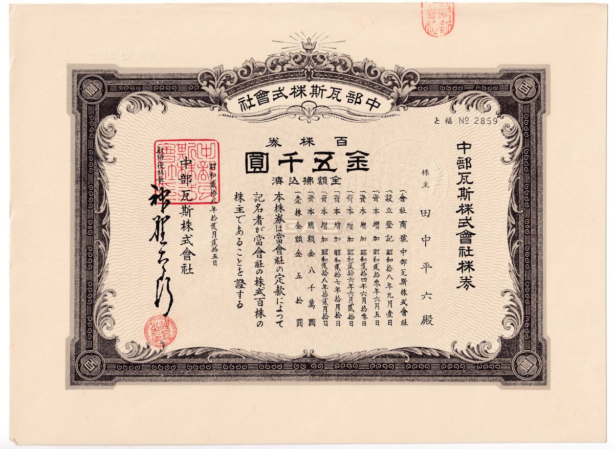 Yahoo!オークション -「株券」(その他) (印刷物)の落札相場