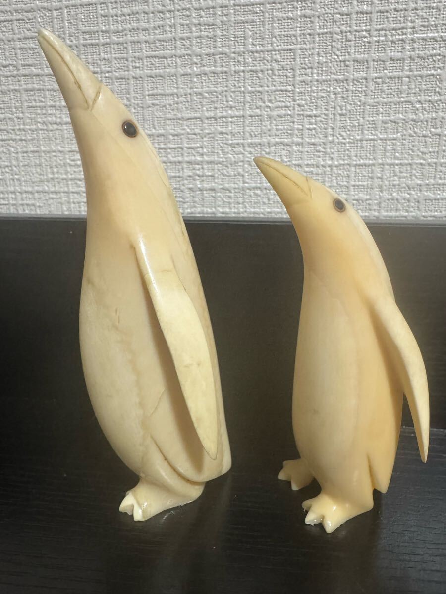 昭和レトロ ペンギン 天然素材 鯨歯 抹香鯨 マッコウクジラ歯 Yahoo!オークション -「マッコウクジラ歯」(東洋彫刻) (彫刻