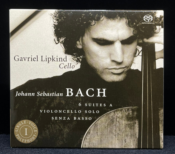 SACD (ハイブリッド盤)GAVRIEL LIPKIND ガヴリエル・リプキン J.S.BACH:6 SUITE / J.S.バッハ:無伴奏チェロ組曲全曲 3枚組