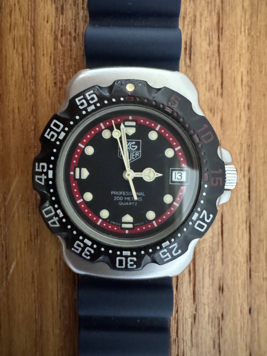 【美品】値下げTAG HEUER フォーミュラー1 ネイビー プロ ヴィンテージ Yahoo!オークション -「tag heuer f1」の落札相場・落札価格